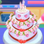 Cherry Blossom Cake Cooking - Food Game