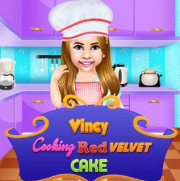 Vincy Cooking Red Velvet Cake